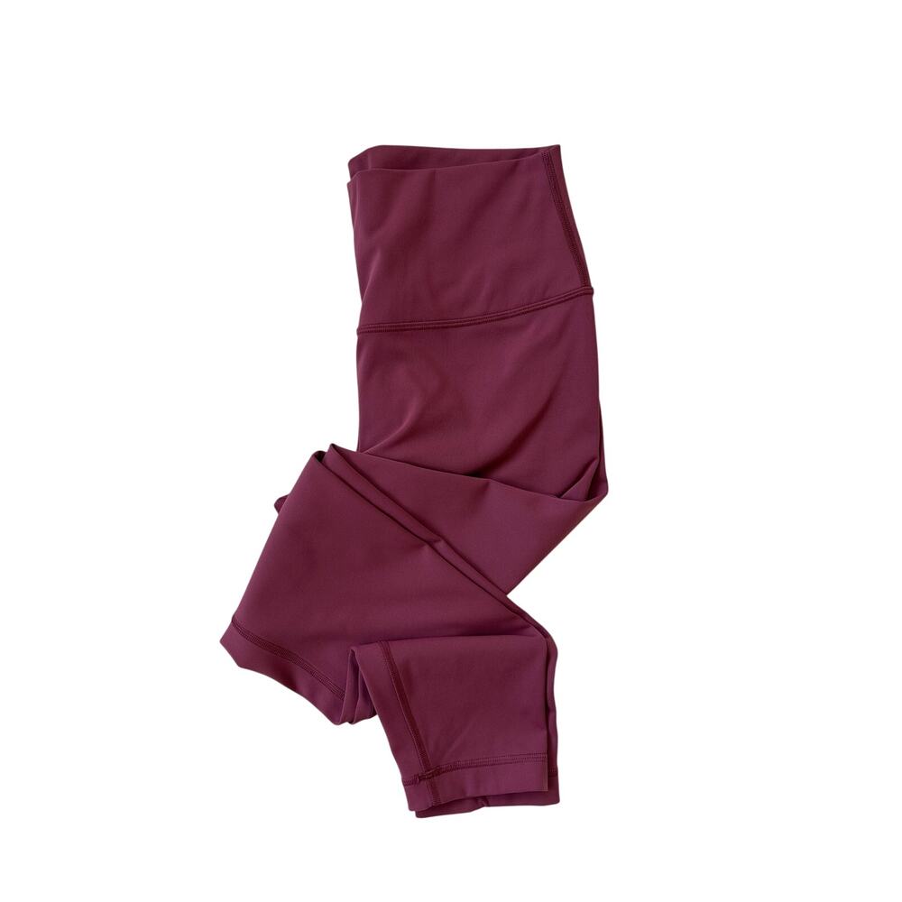 Lululemon Pink Cropped Leggings Women's ~Size 6 Athletic Yoga Pants